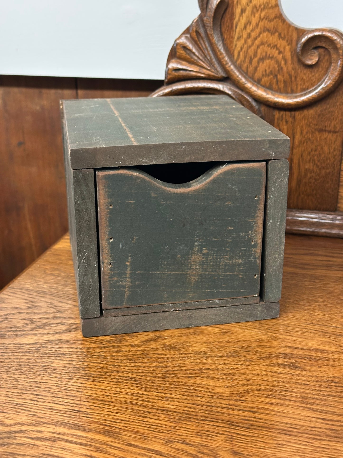 Wooden Box w/ Drawer
