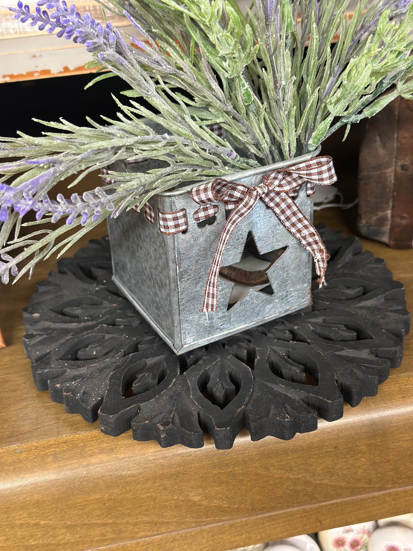 Galvanized Star Container