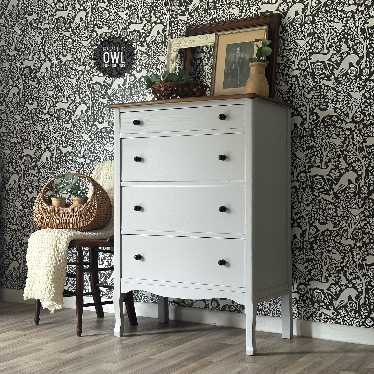 Light Gray Oak Dresser