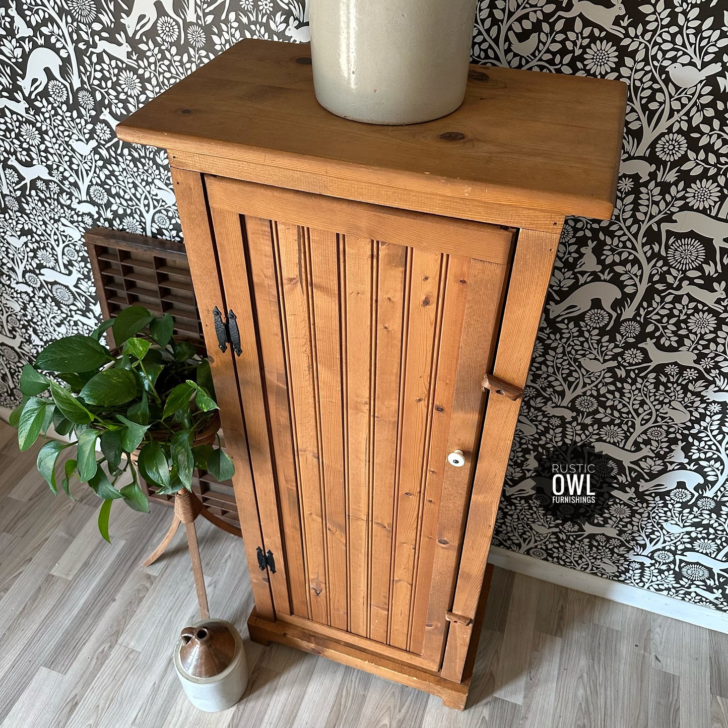 Rustic Pine Jelly Cabinet