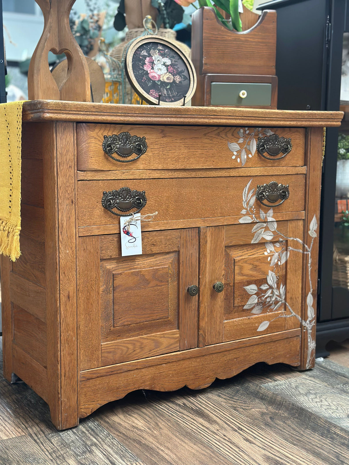 Natural Oak Washstand
