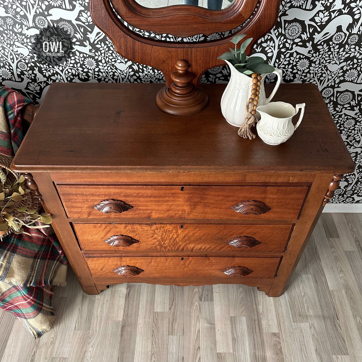 Victorian Walnut Dresser