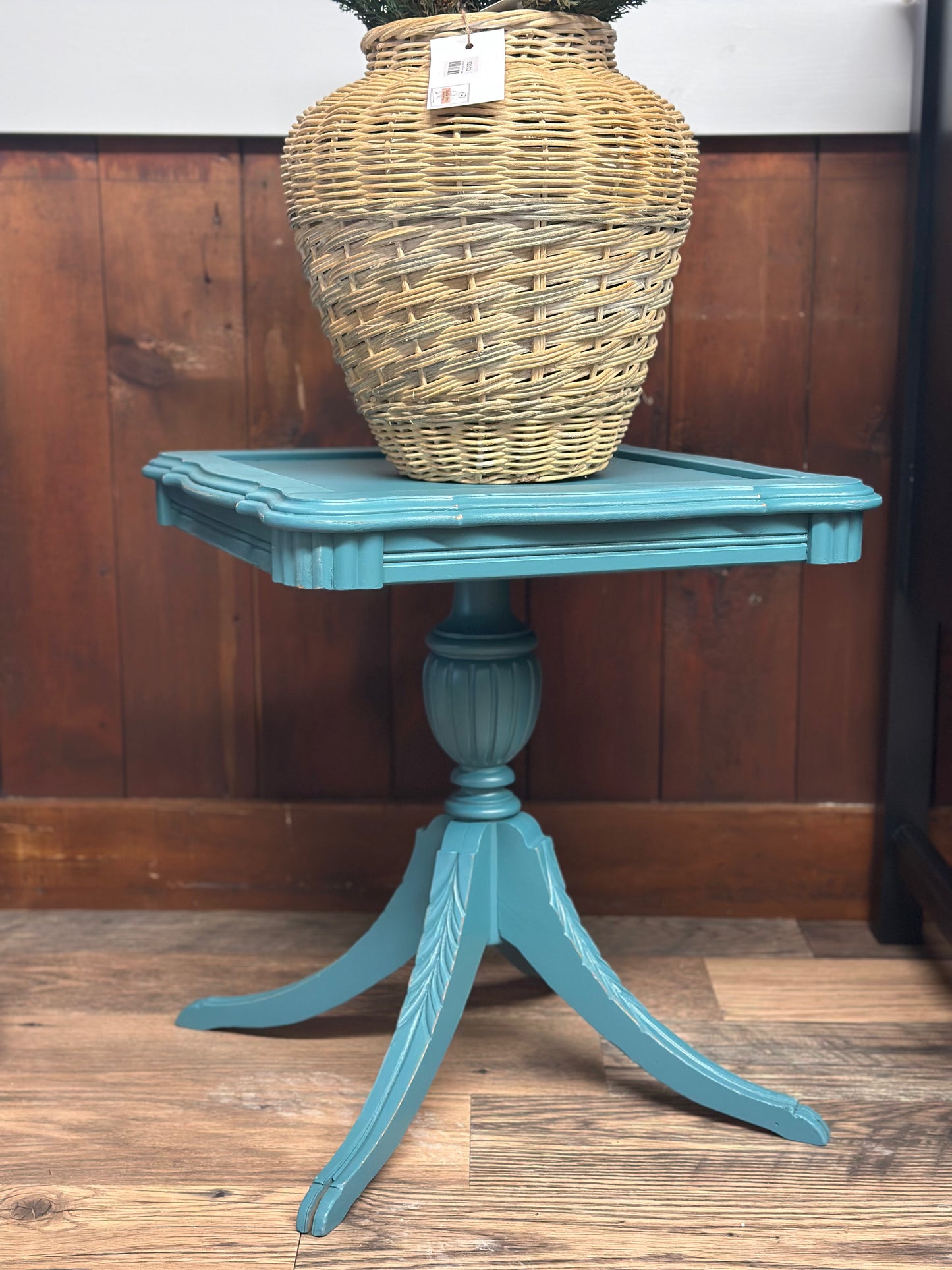 Teal Side Table