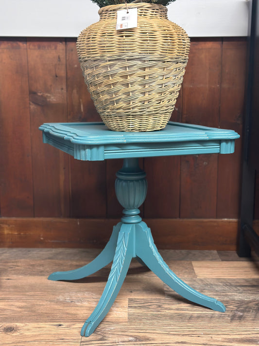 Teal Side Table