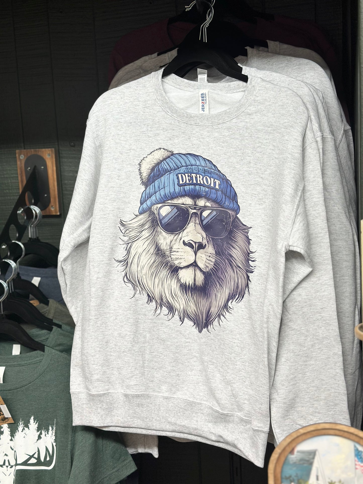 Detroit Lions Adult Graphic Sweatshirt
