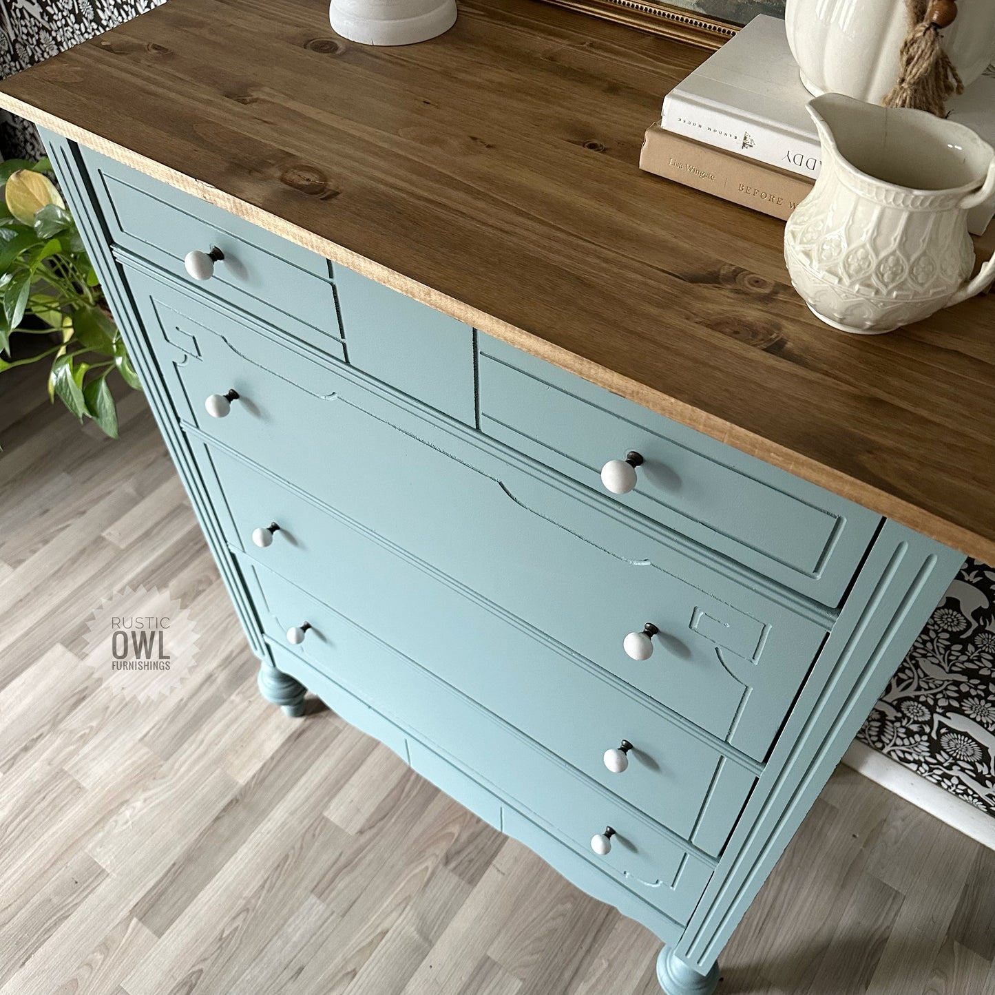 Vintage Blue Dresser