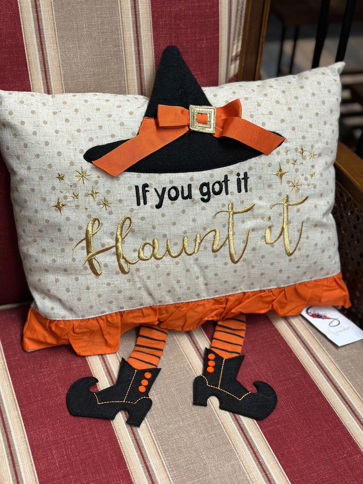 Witch Leg Pillow