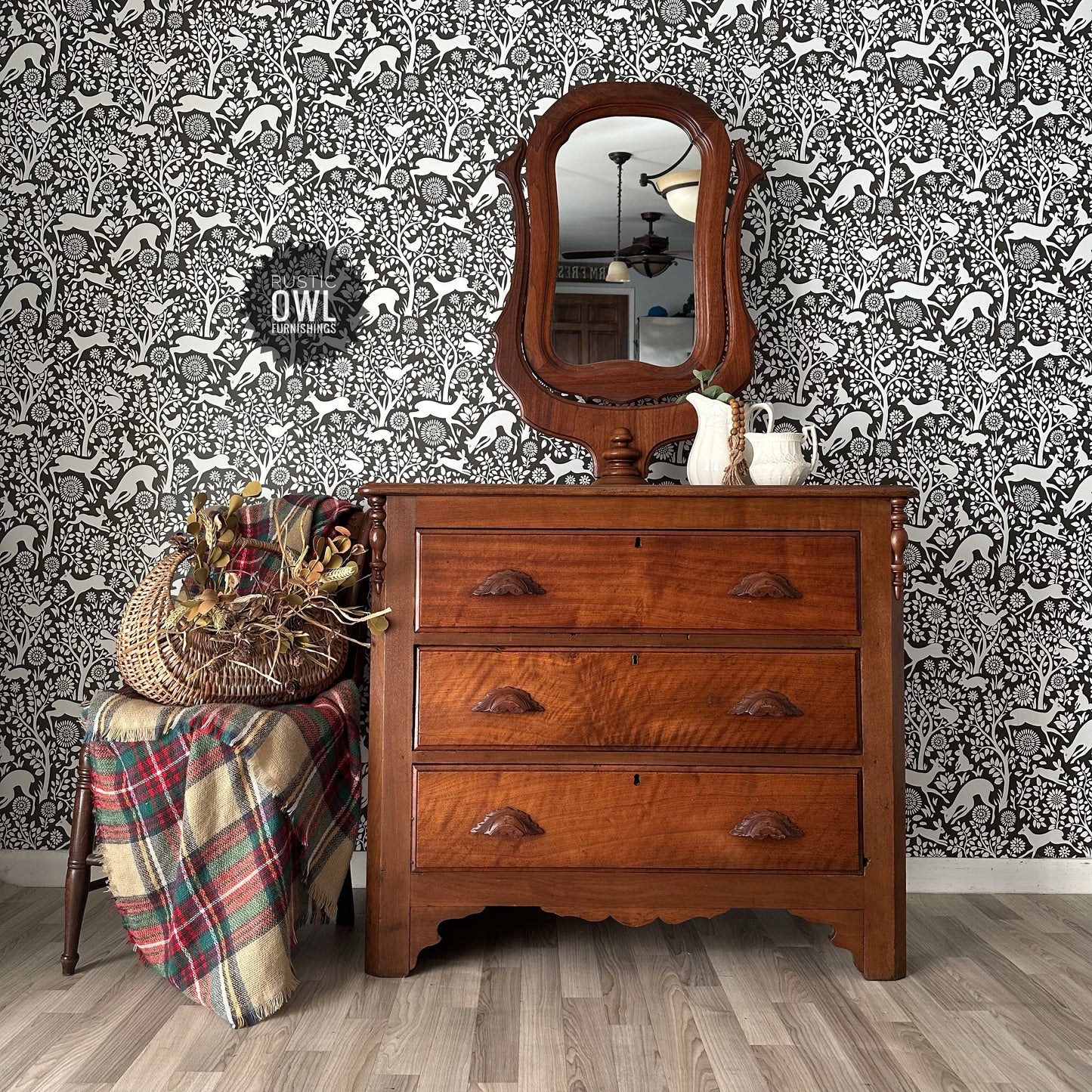 Victorian Walnut Dresser