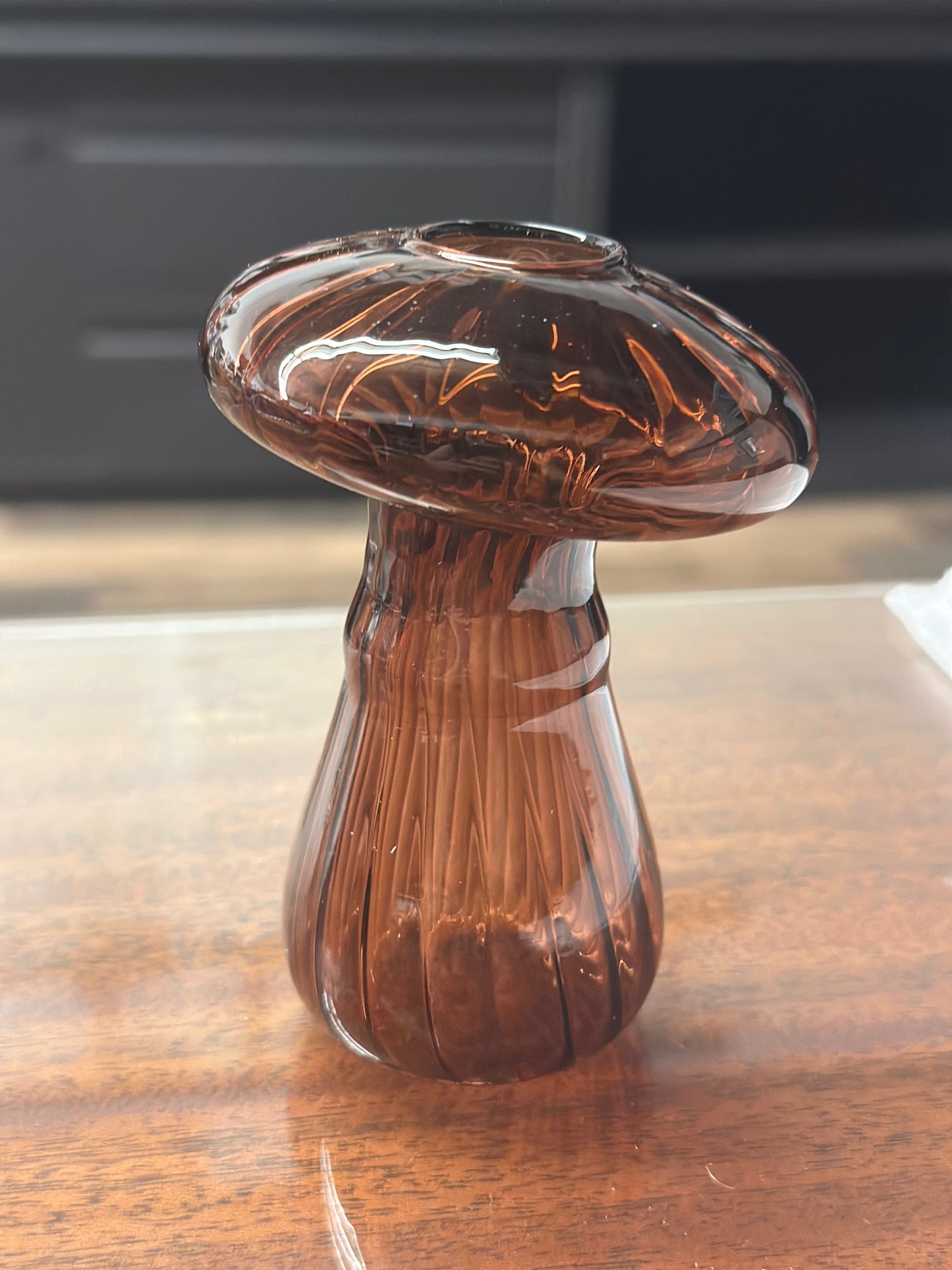 Glass Mushroom Vases, Assorted