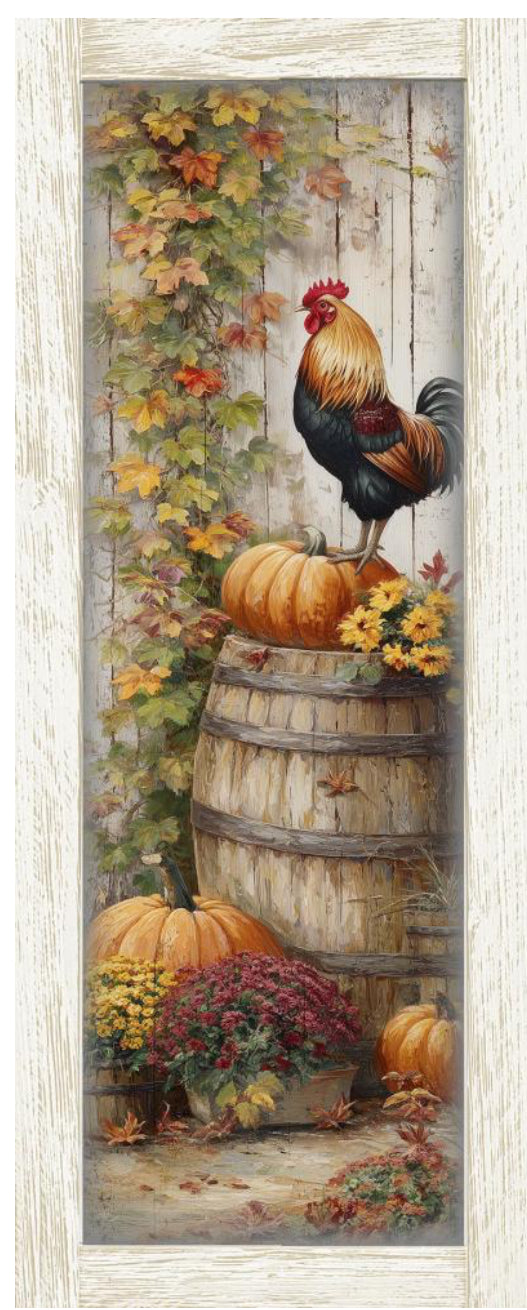 Fall Rooster Art