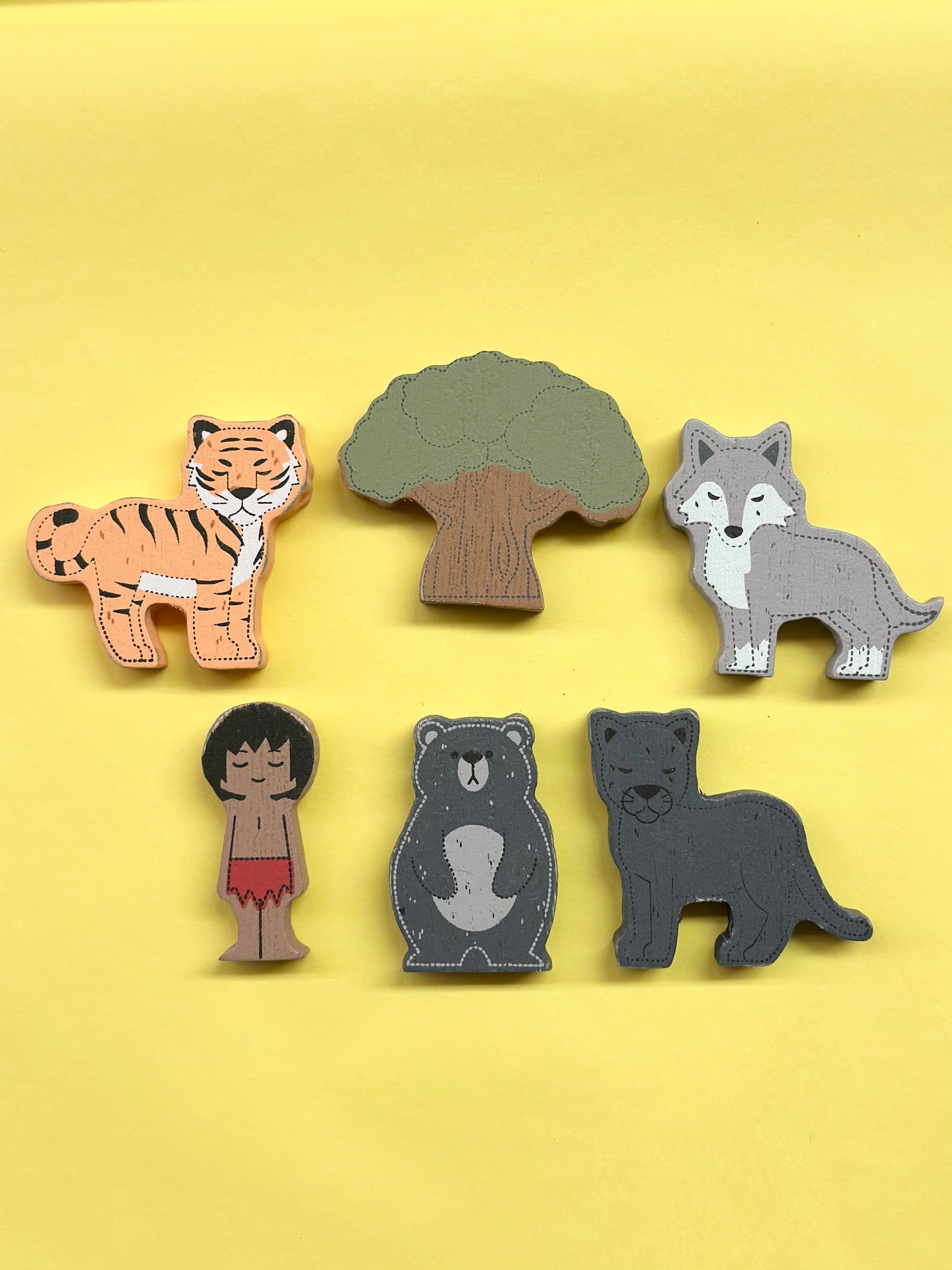 Wood Playset Figurines
