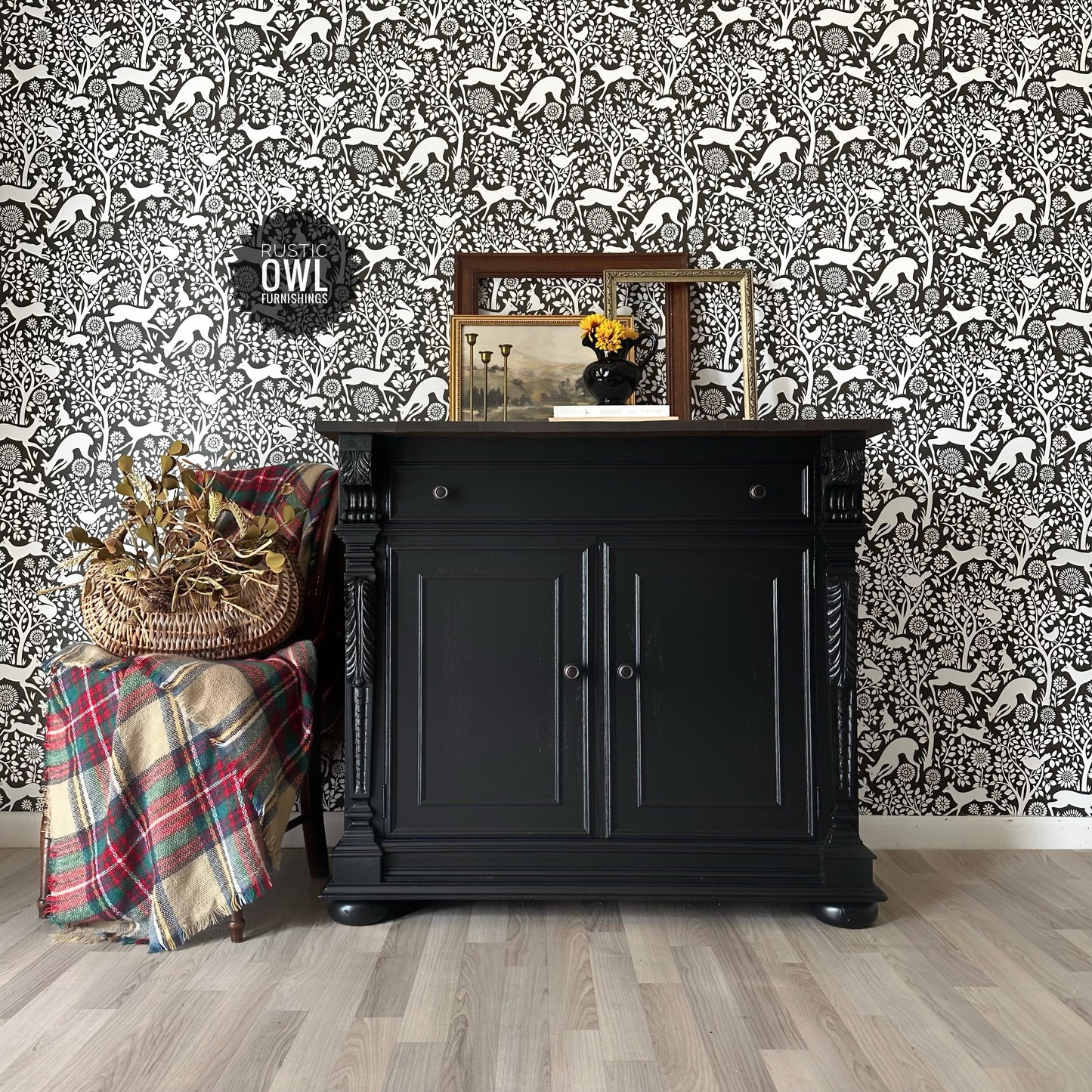 Black Vintage Cabinet