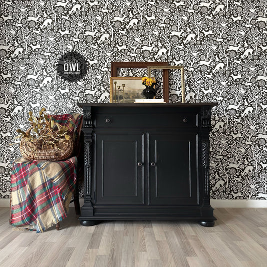 Black Vintage Cabinet