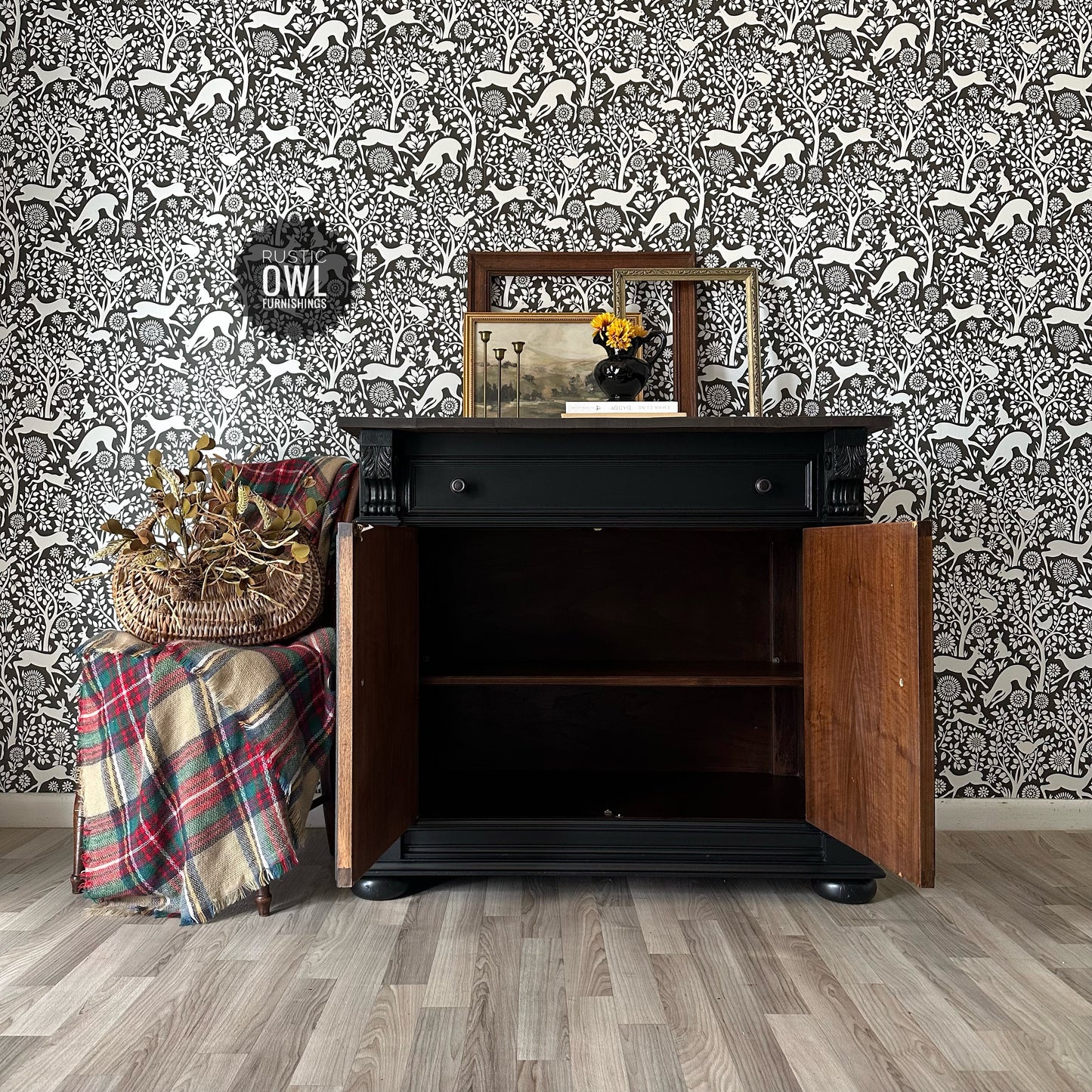 Black Vintage Cabinet