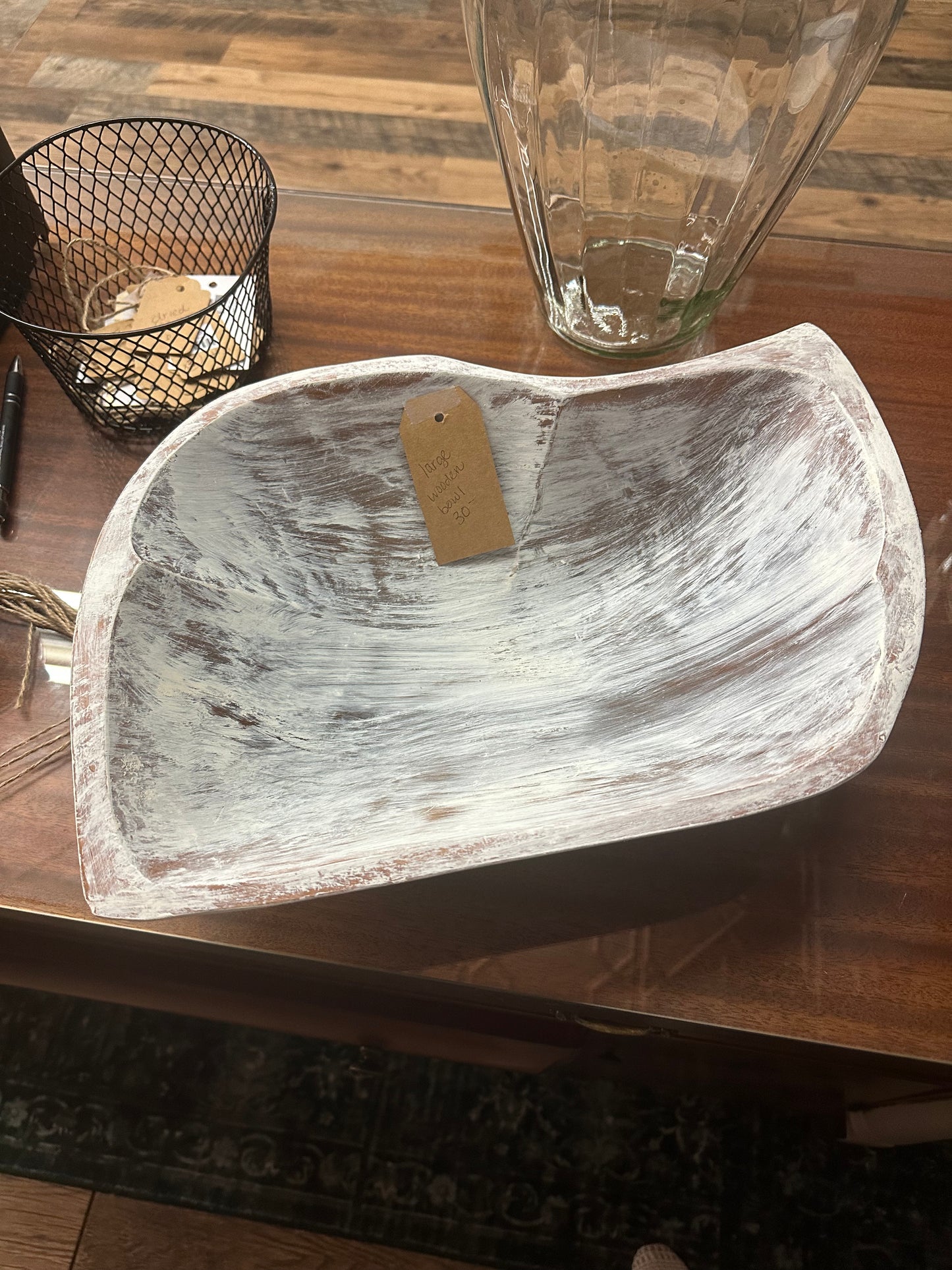 Large Wood Bowl