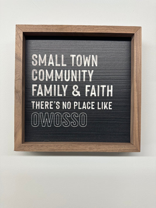 Personalized Town Small Town Black