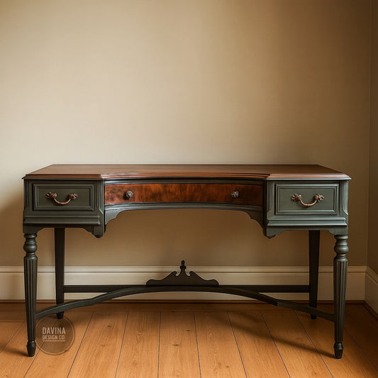 Green Walnut Desk/Vanity