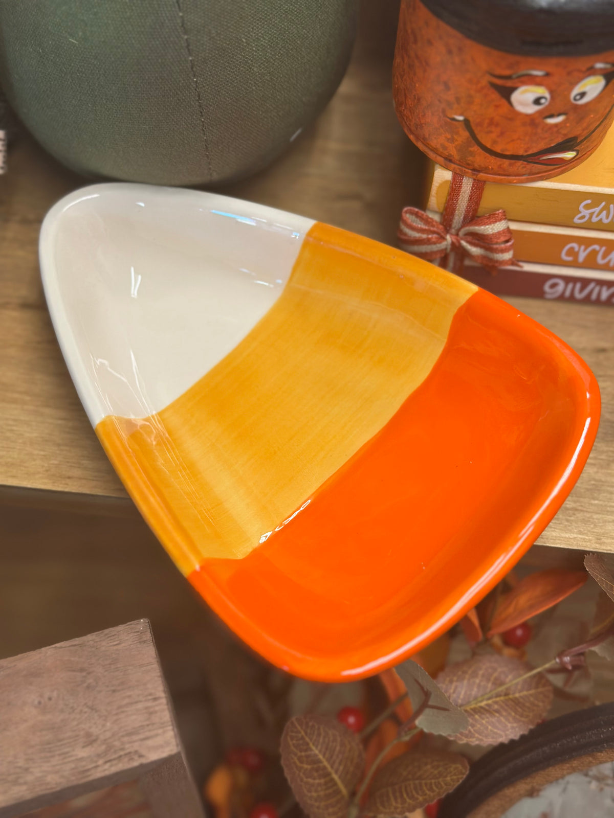Candy Corn Dish