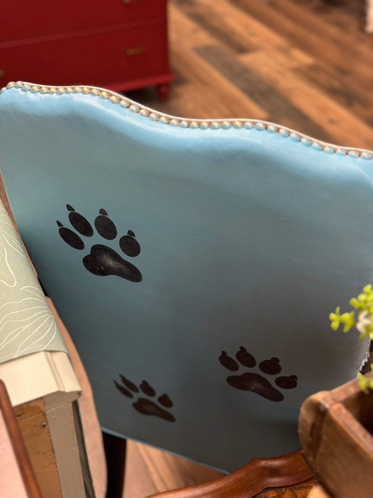 Leopard Leather Chair