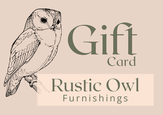 Rustic Owl Gift Cards