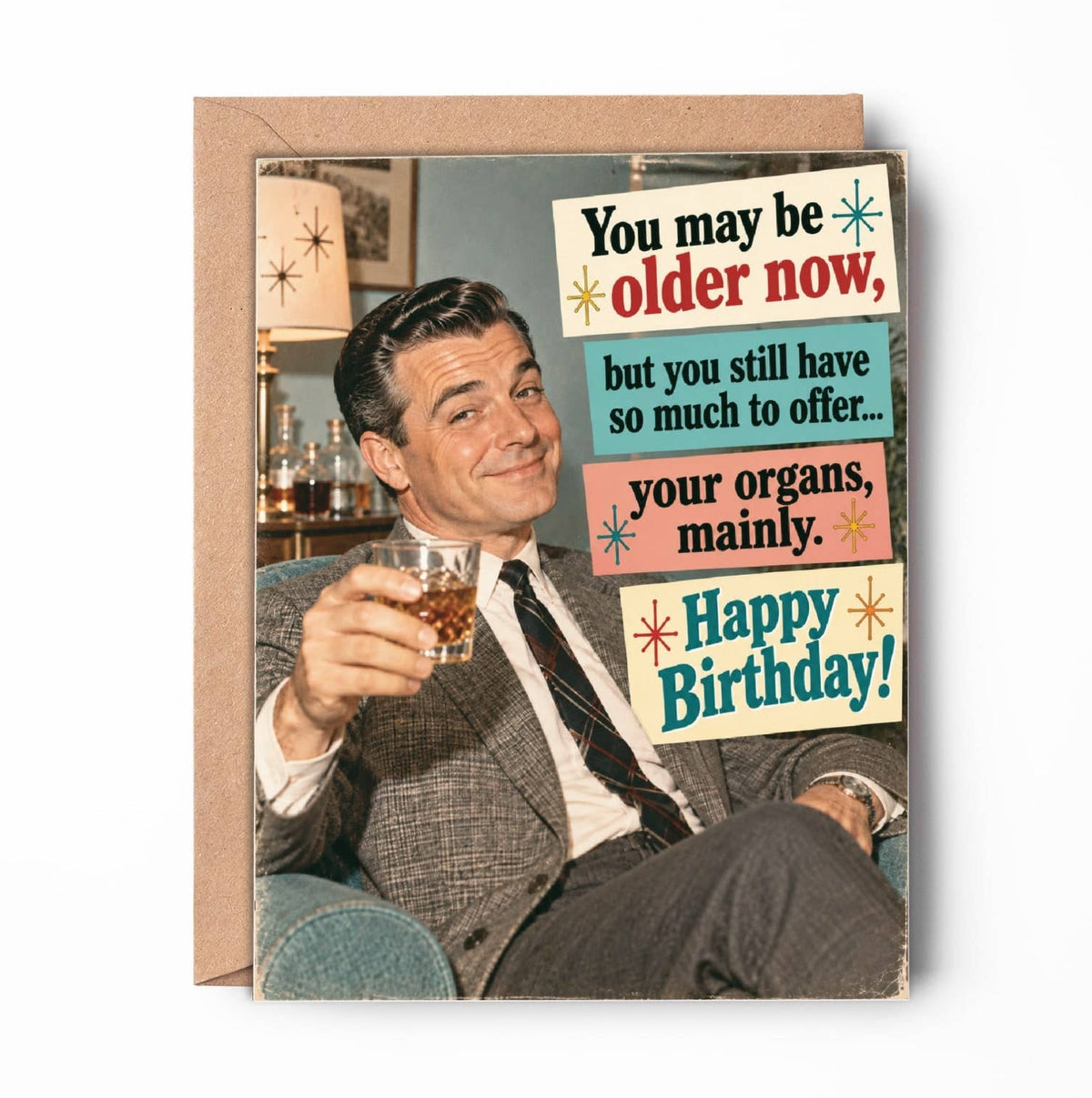 Older Now Greeting Card