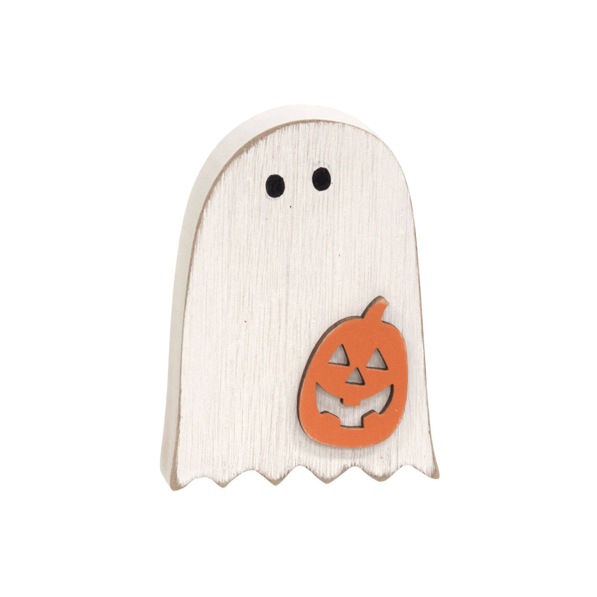 3/Set, Distressed Wooden Ghost & Friend Sitters