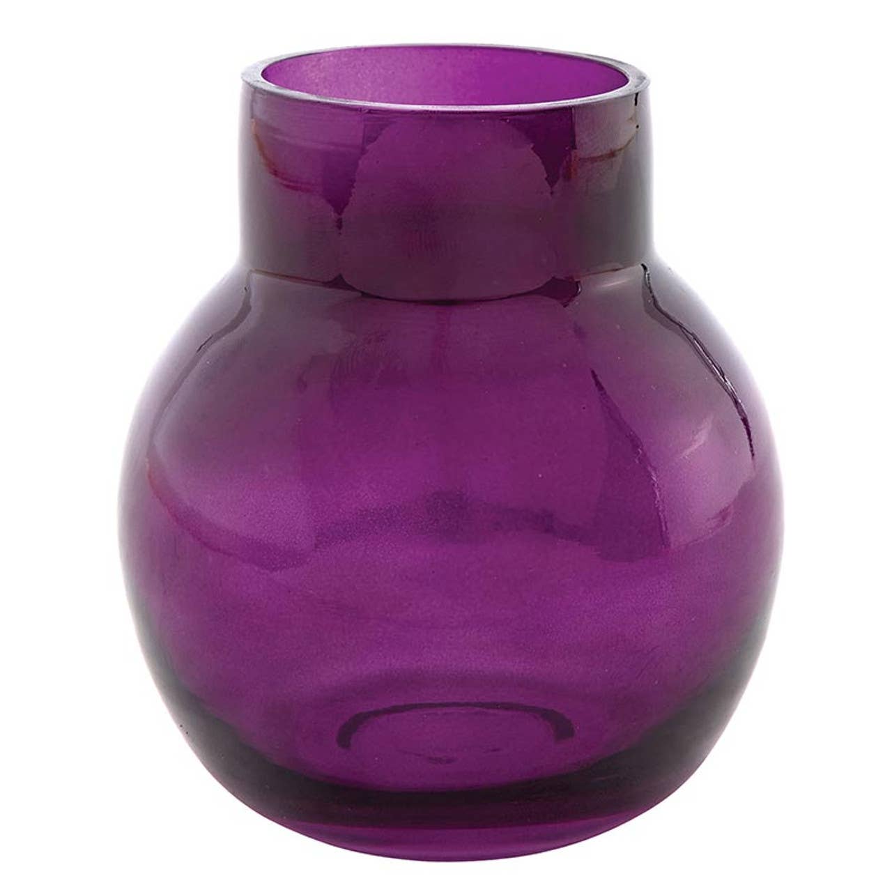 Violet Glass Bud Vase