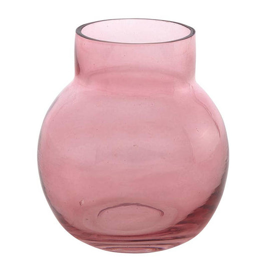 Light Rose Glass Bud Vase