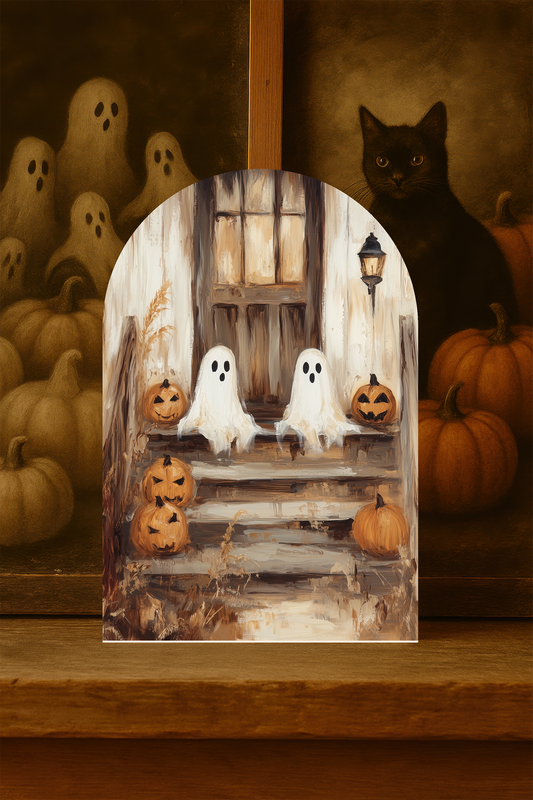 Ghost Porch Arch Sign