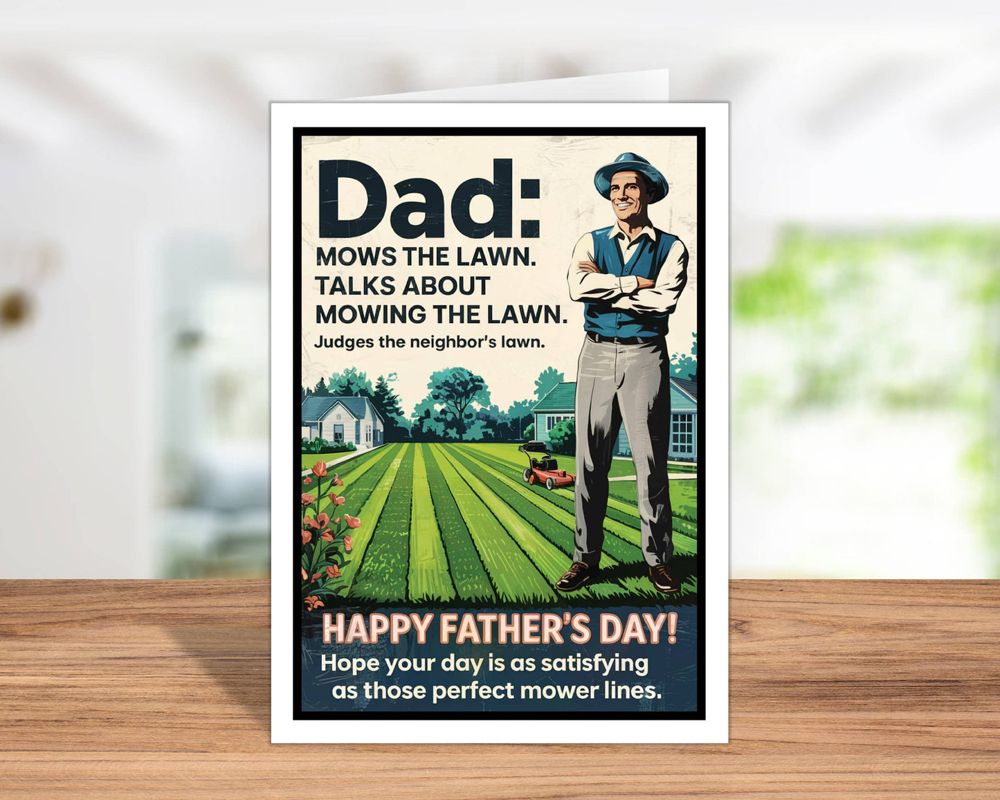 Lawn Dad- Father's Day Card