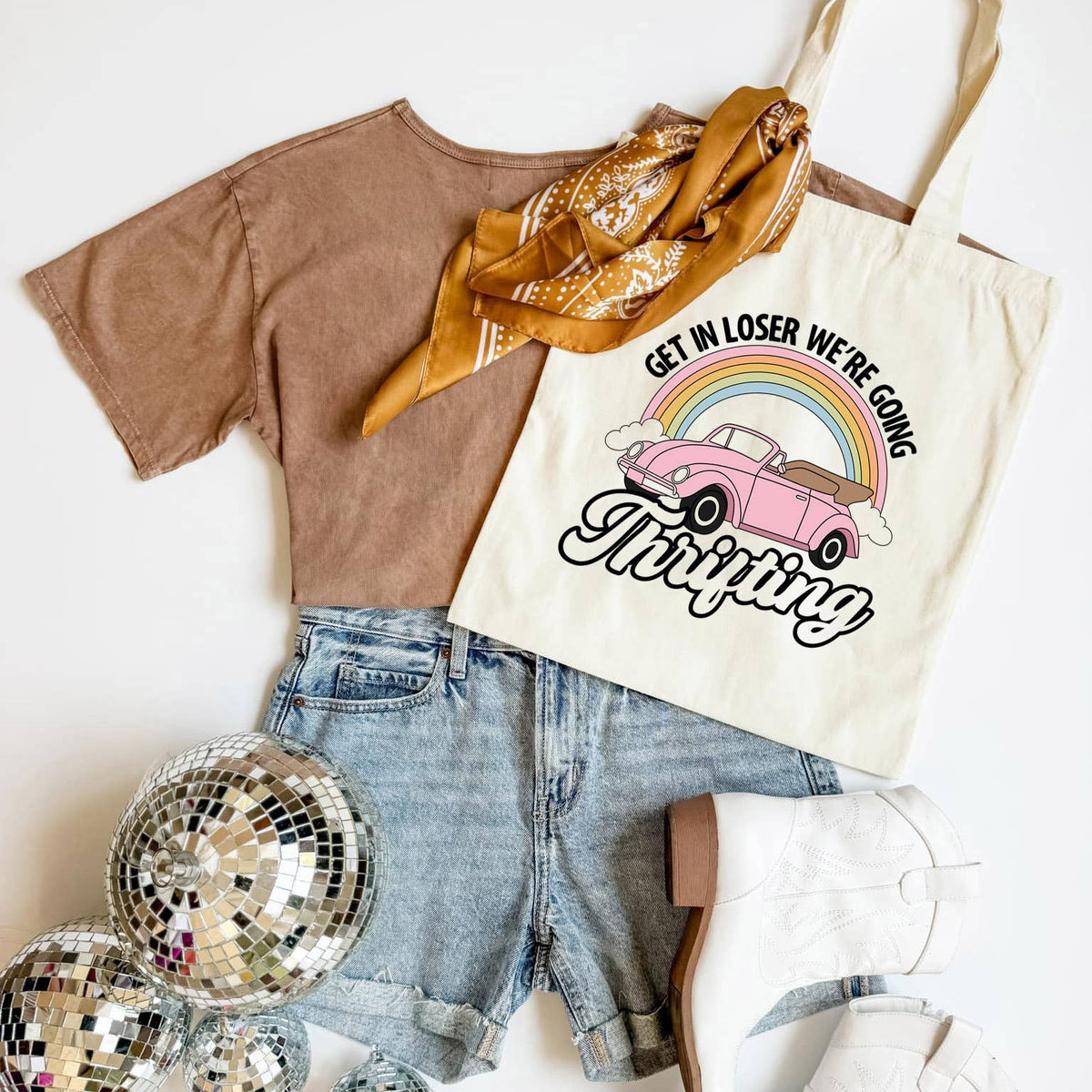 Get In Loser Tote Bag