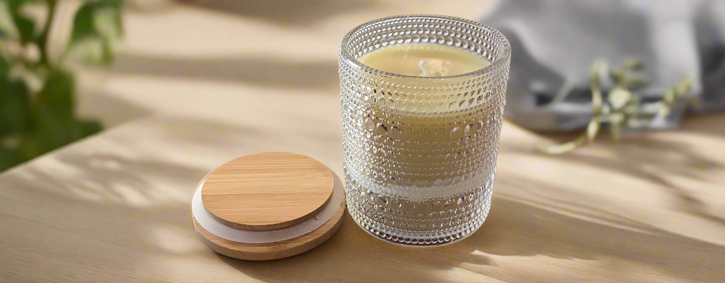 Tallow Candles - Textured Jar 