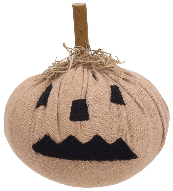 Stuffed Mini Primitive Jack O Lantern, 3 Assorted