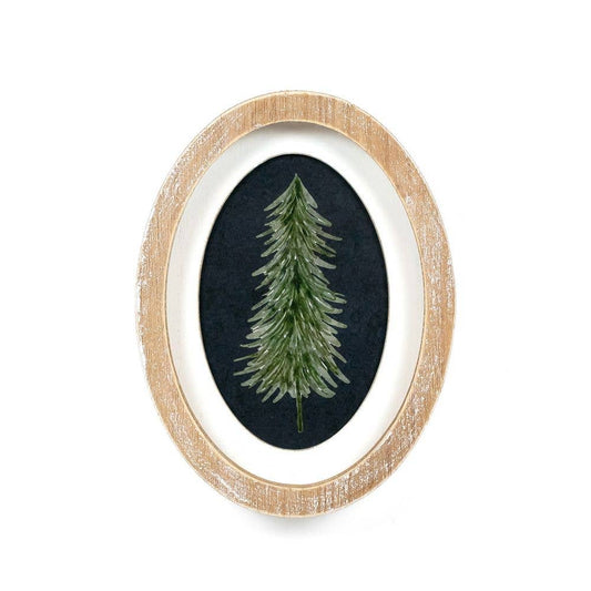 Christmas Pine Wood Frame Sign
