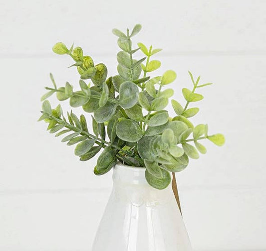 29081 - 10in Plastic Flocked Eucalyptus Pick-24/240pcs