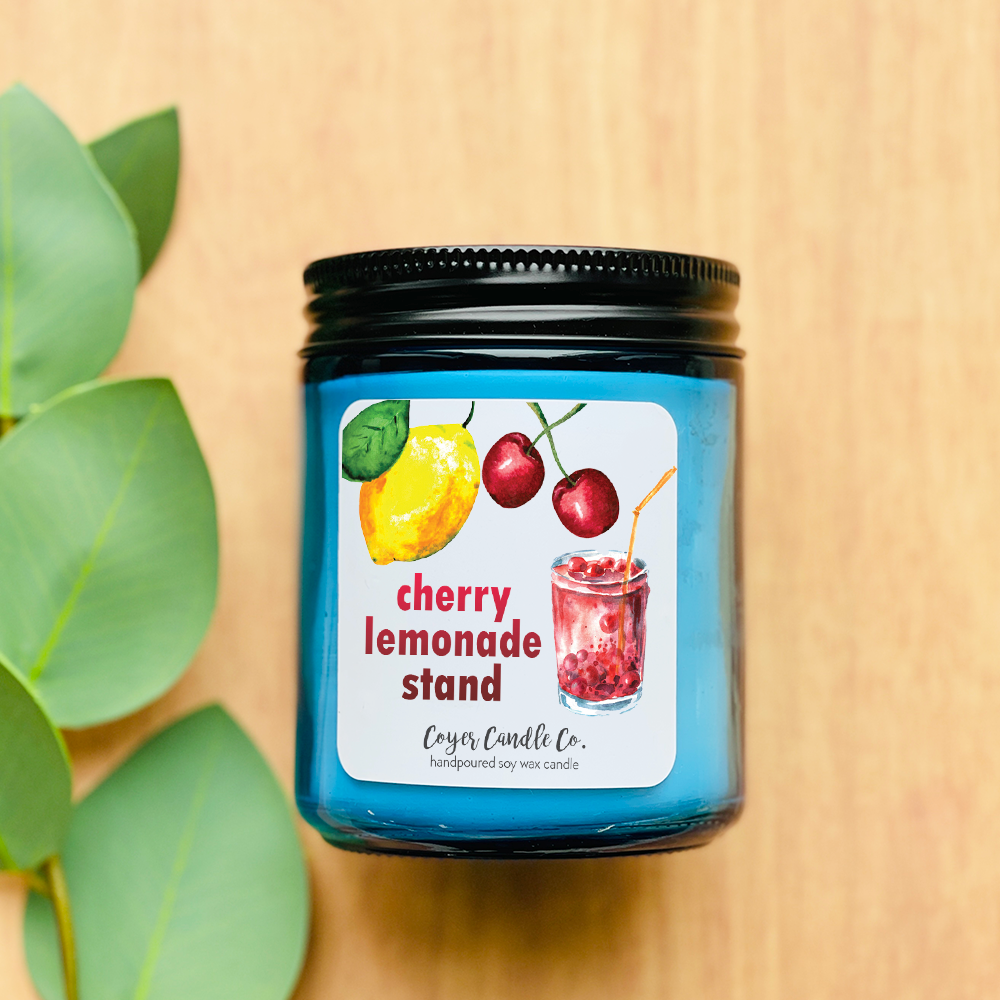 9 oz. Cobalt Jar Candles - Summer Collection