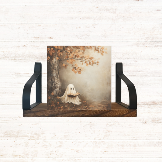 Reading Ghost Under Tree