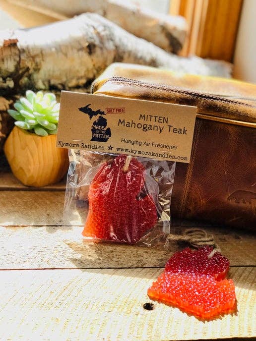 Hanging Air Freshener - Mitten Mahogany Teak