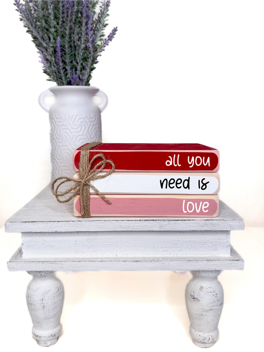 All You Need Is Love Book Stack