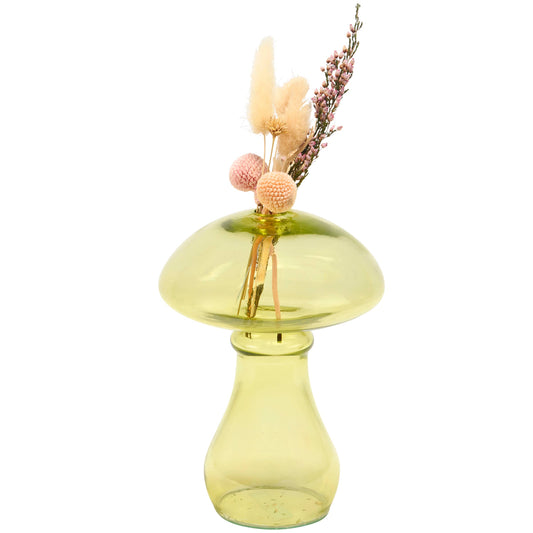 Green Large Mushroom Vase
