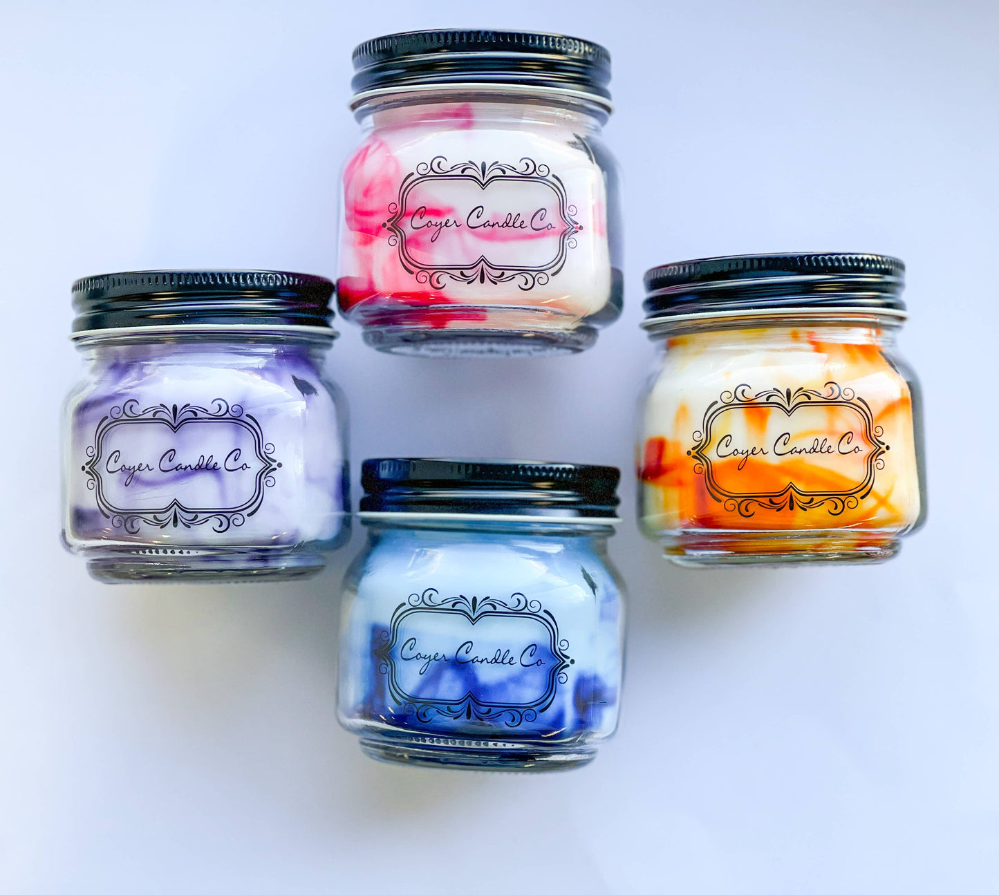 8 oz. Mason Jar Candles - Spring Collection