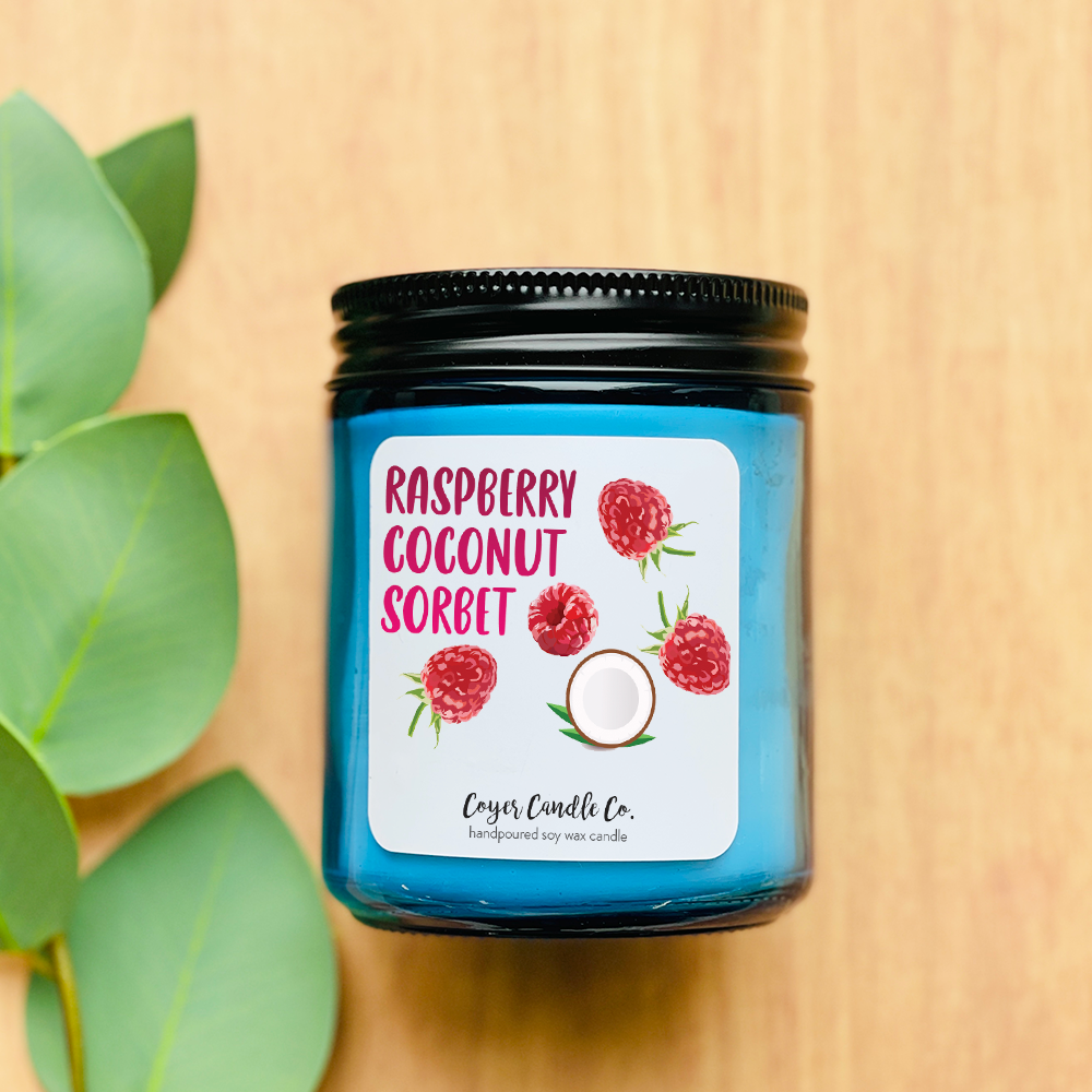 9 oz. Cobalt Jar Candles - Summer Collection