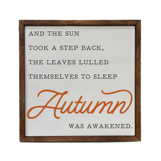 10x10 Autumn was Awakened - Fall Decor