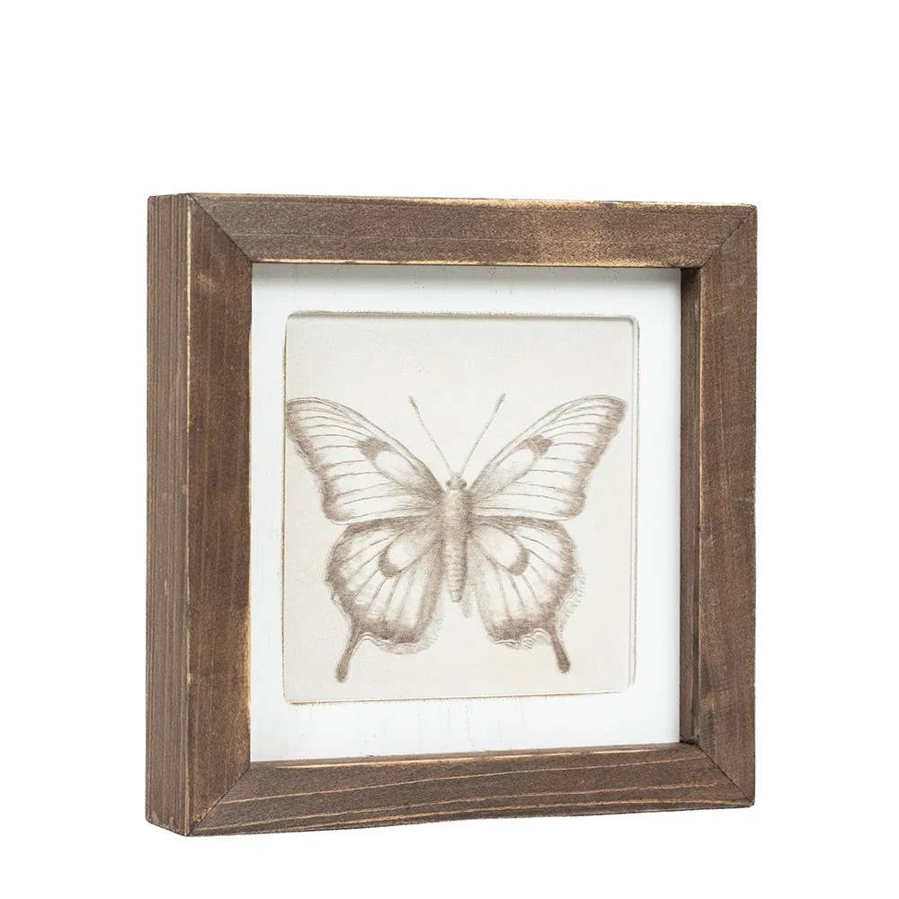 Hummingbird/Butterfly Reversible Sign