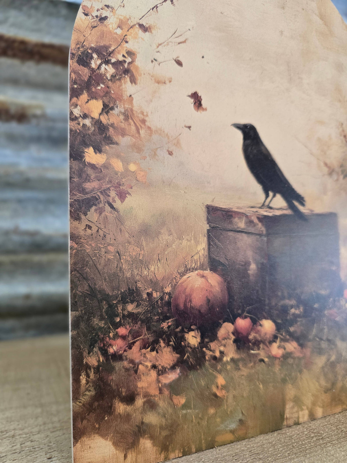 Autumn Crow Arch Sign