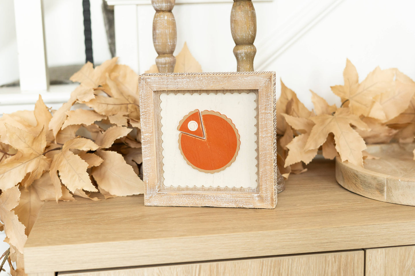 Broom/Pie Reversible Sign