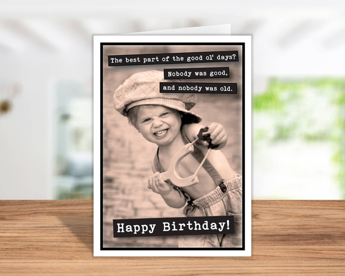 Good Ol' Days Greeting Card