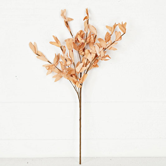 Herb Leaves-Teastain 22in Spray