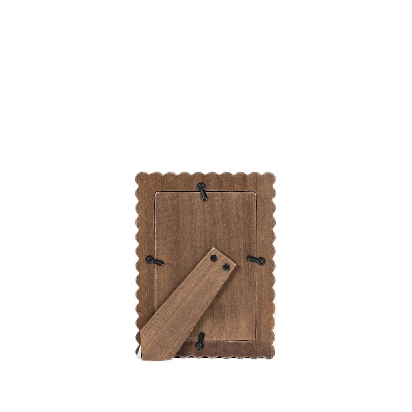 4x6 scallop photo frame espresso