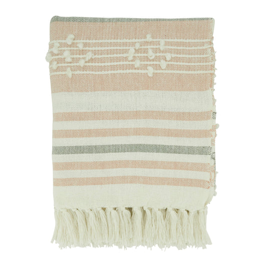 Stripe Throw - Pastel Tones